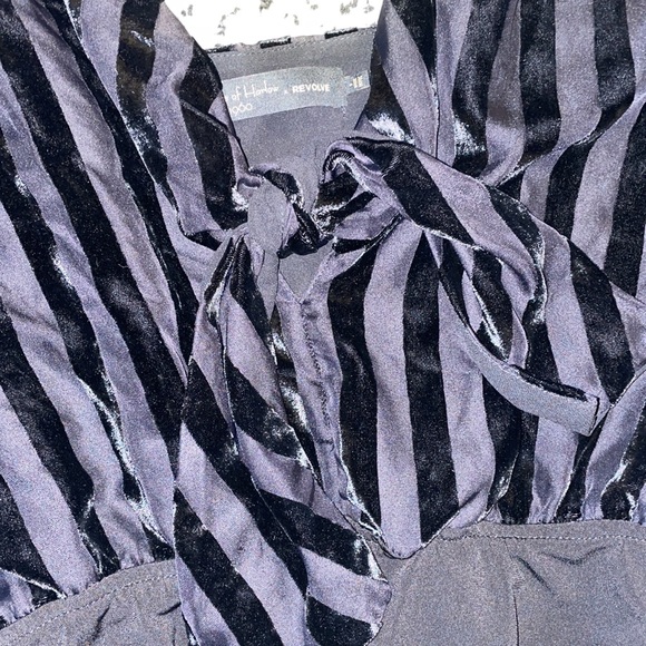house of harlow x revolve striped velvet bodysuit - Picture 5 of 11